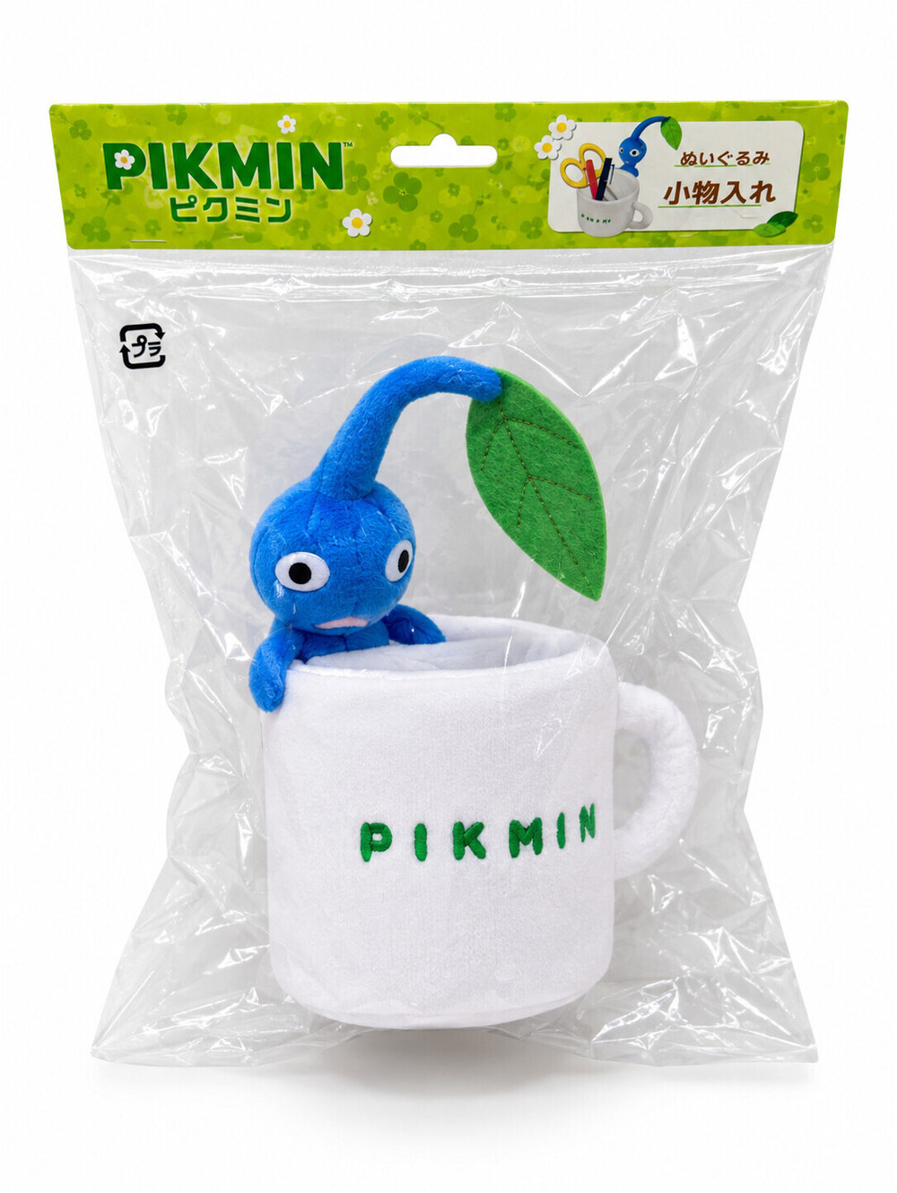 Nintendo Pikmin Blue Pikmin Plush Accessory Case Mug Cup SAN-EI PKZ02 Japan Auth